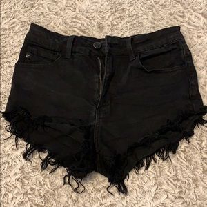 Black KanCan Shorts